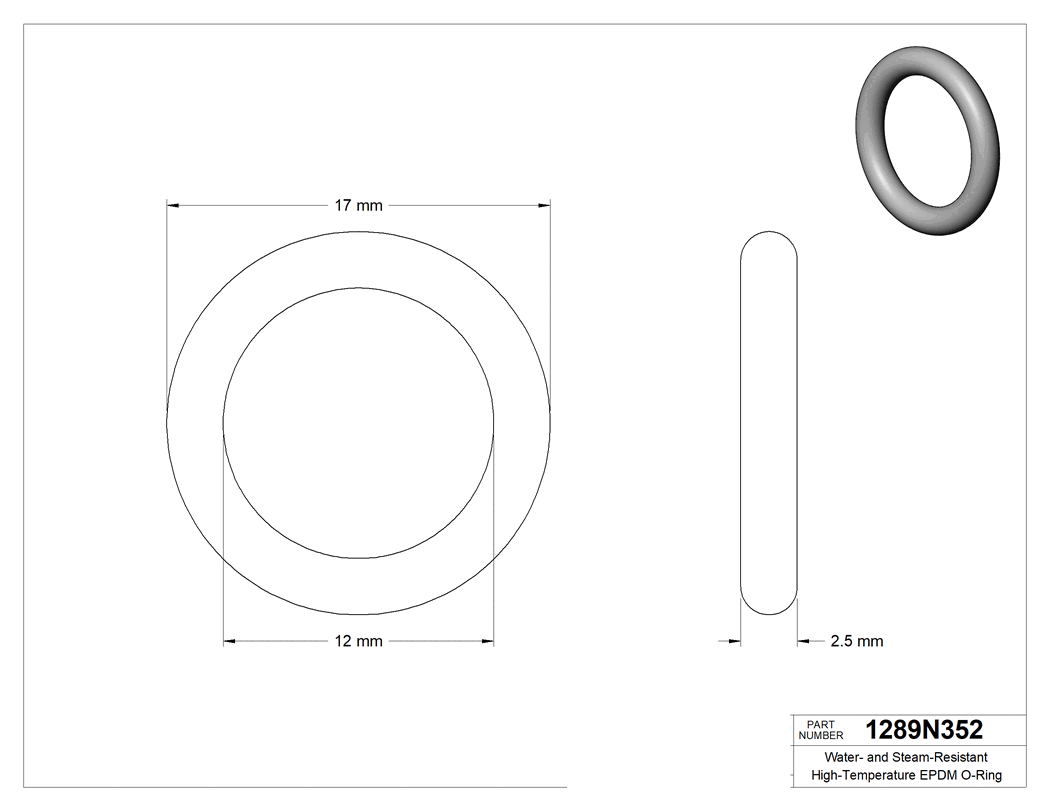 Technical drawing - 1289N352
